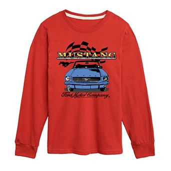 Boys 8-20 Ford Vintage Mustang Convertible Long Sleeve Graphic Tee