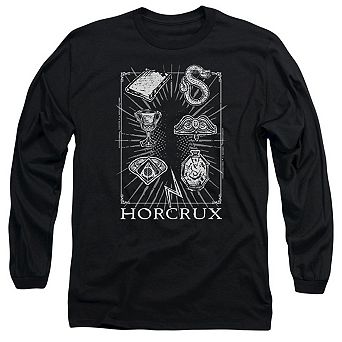 Harry Potter Horcrux Symbols Long Sleeve Adult T-shirt