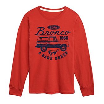 Boys 8-20 Ford Vintage Bronco Rare Breed Long Sleeve Graphic Tee