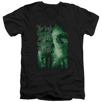 Lord Of The Rings King Of The Dead Short Sleeve Adult V Neck T-shirt