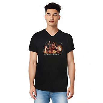 Mortal Kombat X Scorpio Flames Short Sleeve T-shirt