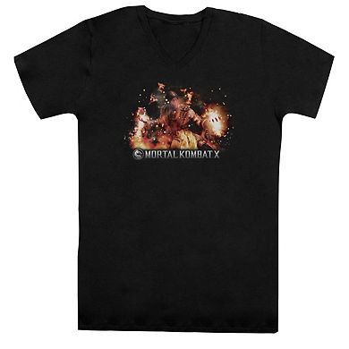 Mortal Kombat X Scorpio Flames Short Sleeve T-shirt