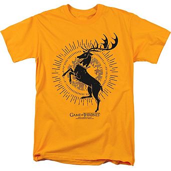 Game Of Thrones Baratheon Burst Sigil Short Sleeve Adult T-shirt