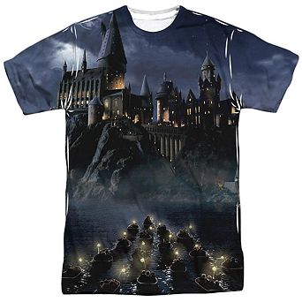 Harry Potter Hogwarts Short Sleeve Adult Poly Crew T-shirt
