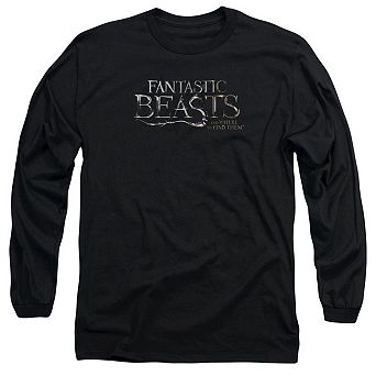 Fantastic Beasts Logo Long Sleeve Adult T-shirt