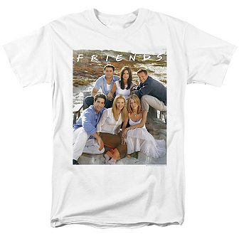Friends Lifes A Beach Short Sleeve Adult T-shirt