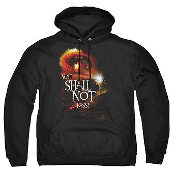 Lord Of The Rings You Shall Not Pass Adult Pull Over Hoodie