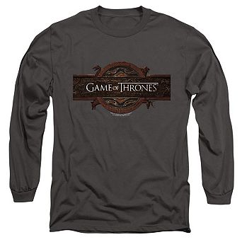 Game Of Thrones Title Sequence Logo Long Sleeve Adult T-shirt