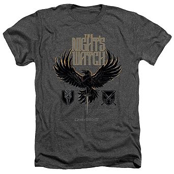 Game Of Thrones The Nights Watch Adult Heather T-shirt