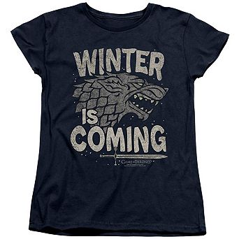 Game Of Thrones Winter Is Coming Short Sleeve Women´s T-Shirt