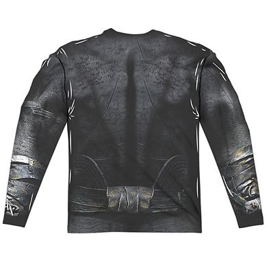 Black Adam Outfit Long Sleeve Adult Poly Crew T-shirt