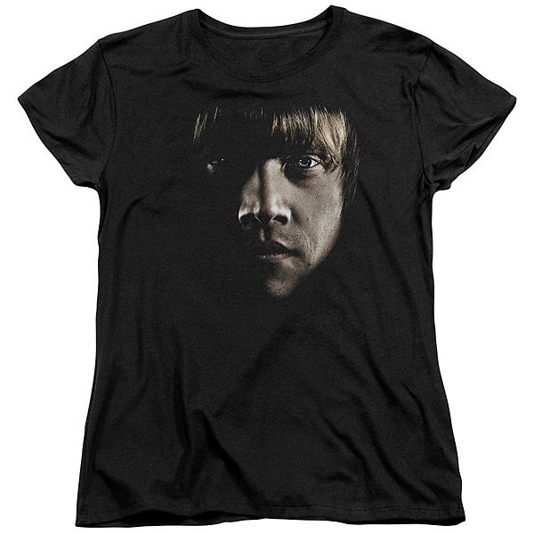 Harry Potter Ron Poster Head Short Sleeve Womens T-shirt