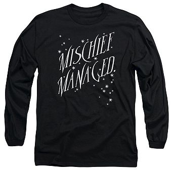 Harry Potter Mischief Managed 4 Long Sleeve Adult T-shirt