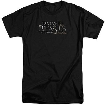 Fantastic Beasts Logo Short Sleeve Adult Tall T-shirt