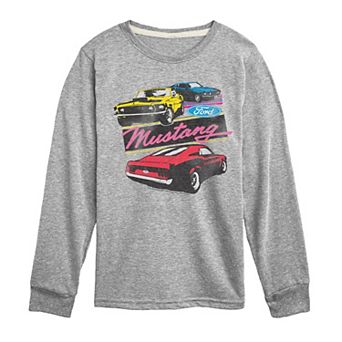 Boys 8-20 Ford Mustangs Long Sleeve Graphic Tee