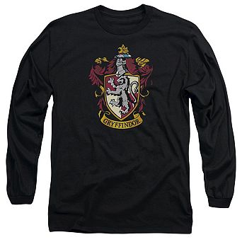 Harry Potter Gryffindor Crest Long Sleeve Adult T-shirt