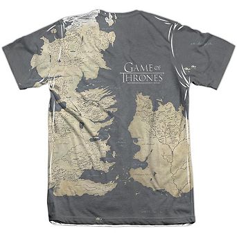 Game Of Thrones Westeros Map Sleeve T-shirt