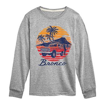 Boys 8-20 Ford Bronco Sunset Long Sleeve Graphic Tee