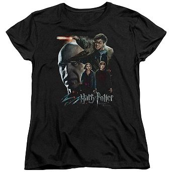Harry Potter Final Fight Short Sleeve Womens T-shirt