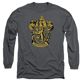 Harry Potter Gryffindor Crest Long Sleeve Adult T-shirt