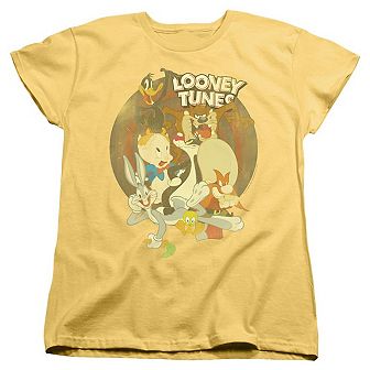 Looney Tunes Gangs All Here Short Sleeve Women´s T-Shirt