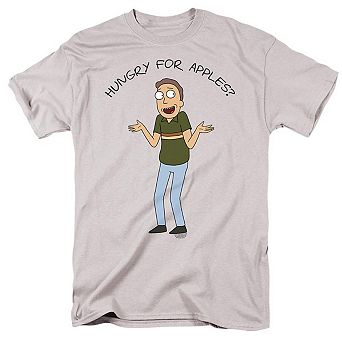 Rick And Morty Hungry For Apples Short Sleeve Adult T-shirt