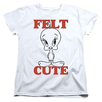 Looney Tunes Felt Cute Short Sleeve Women´s T-Shirt