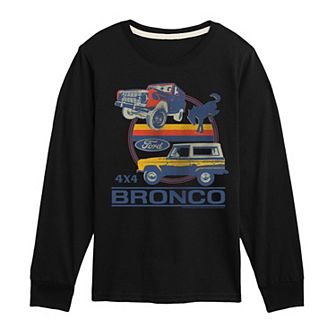 Boys 8-20 Ford 4x4 Bronco Long Sleeve Graphic Tee