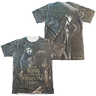 Hobbit King (front/back) Sleeve T-shirt