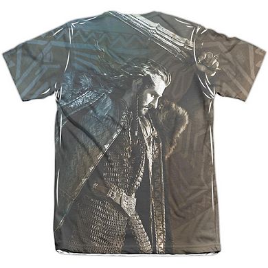 Hobbit King (front/back) Sleeve T-shirt