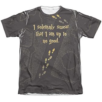 Harry Potter Marauders Map Sleeve T-shirt