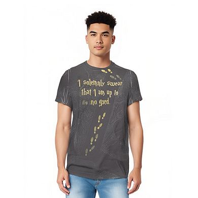 Harry Potter Marauders Map Sleeve T-shirt