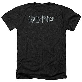 Harry Potter Logo Adult Heather T-shirt