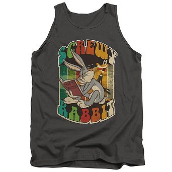 Looney Tunes Screwy Rabbit Adult Tank Top