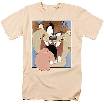 Looney Tunes Taz Closeup Short Sleeve Adult T-shirt