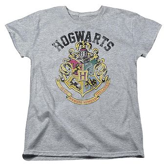 Harry Potter Hogwarts Crest Short Sleeve Womens T-shirt