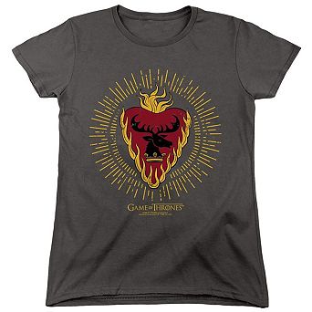 Game Of Thrones Stannis Baratheon Burst Sigils Short Sleeve Women´s T-Shirt