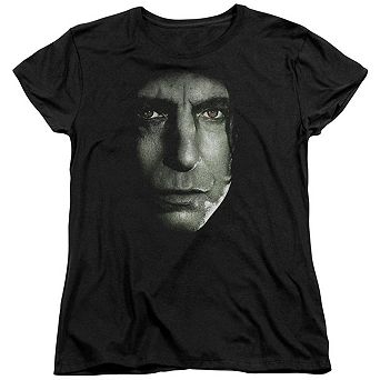 Harry Potter Snape Head Short Sleeve Womens T-shirt