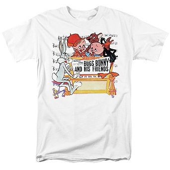Looney Tunes Bugs And Friends Short Sleeve Adult T-shirt