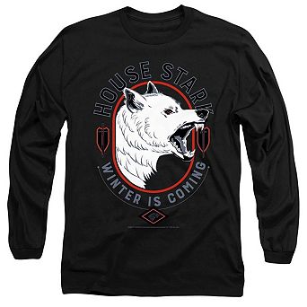 Game Of Thrones House Stark Winter Is Coming Long Sleeve Adult T-shirt