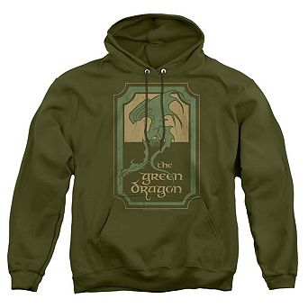 Lord Of The Rings Green Dragon Tavern Adult Pull Over Hoodie