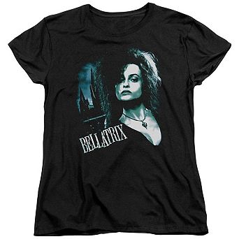 Harry Potter Bellatrix Closeup Short Sleeve Womens T-shirt