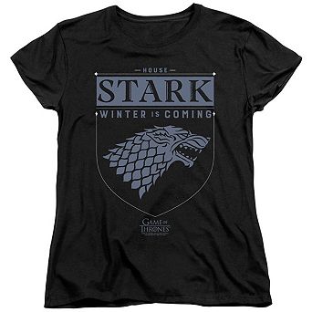 Game Of Thrones House Stark Sigil Short Sleeve Women´s T-Shirt