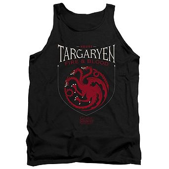 Game Of Thrones House Targaryen Sigil Adult Tank Top