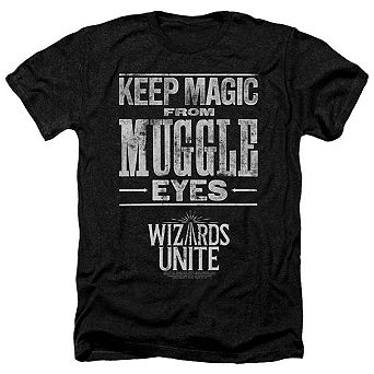 Harry Potter Wizards Unite Hidden Magic Adult Heather T-shirt