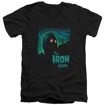 Iron Giant Look To The Stars Short Sleeve Adult V Neck T-shirt
