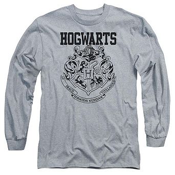 Harry Potter Hogwarts Athletic Long Sleeve Adult T-shirt
