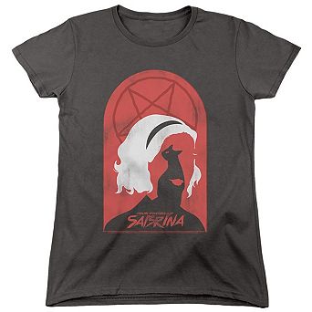 Chilling Adventures Of Sabrina Sabrina And Salem Short Sleeve Women´s T-Shirt