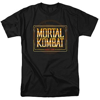 Mortal Kombat Klassic Insert Coin Short Sleeve Adult T-shirt