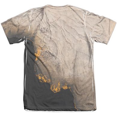Hobbit Smaug Attack (front/back) Sleeve T-shirt